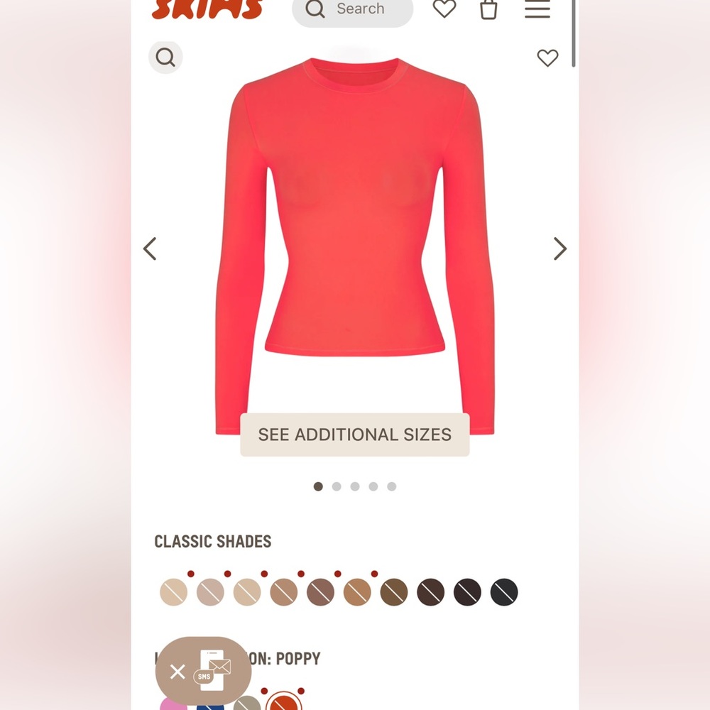 SKIMS fits everybody long sleeve